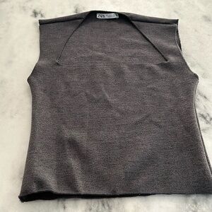 Zara Gray Tank Top